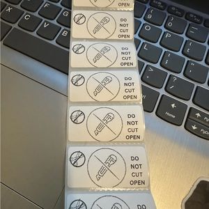 🆕DO NOT CUT OPEN ✨ 30 pack 2”x1” label sticker packaging mail supplies NWT